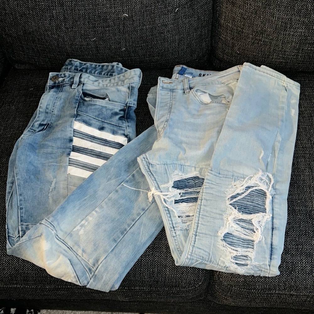 Men Fashion Skinny Jeans Bundle
